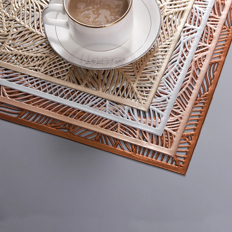 4 шт. термостойкие коврики из ПВХ для обеденного стола|Коврики и подложки| |