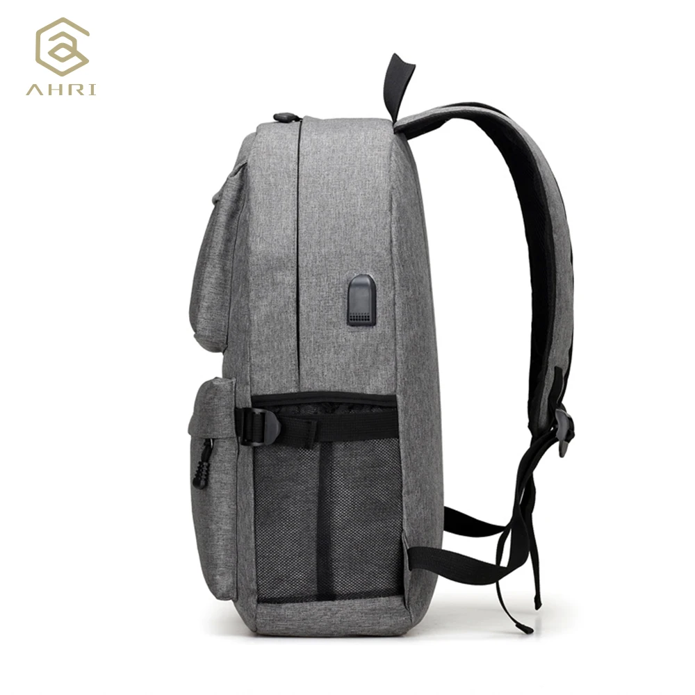 AHRI USB унисекс дизайн рюкзак книга сумки для школы повседневный Оксфорд холст