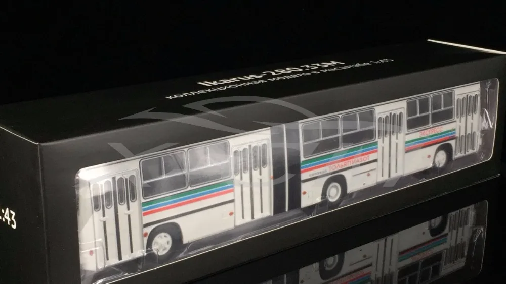 Литья под давлением модель автобуса Советский Союз русский Ikarus-280.33M 1:43