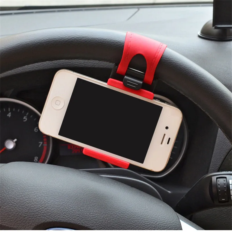 SIANCS модный держатель для телефона на руль iPhone Samsumg LG GPS MP4 PDA эластичный кронштейн