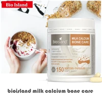 australia bio island adult cow milk calcium vitamin d3 k2 150capsules dietary supplements healthy bones teeth growth development
