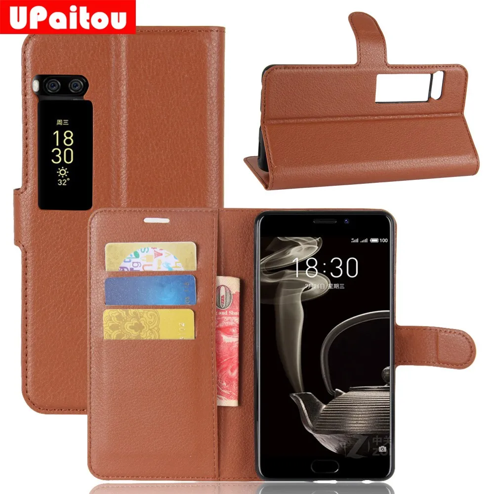 UPaitou чехол для Meizu Pro 7 Plus кошелек Подставка PU кожаный Pro7 5 &quotдюймов подставка
