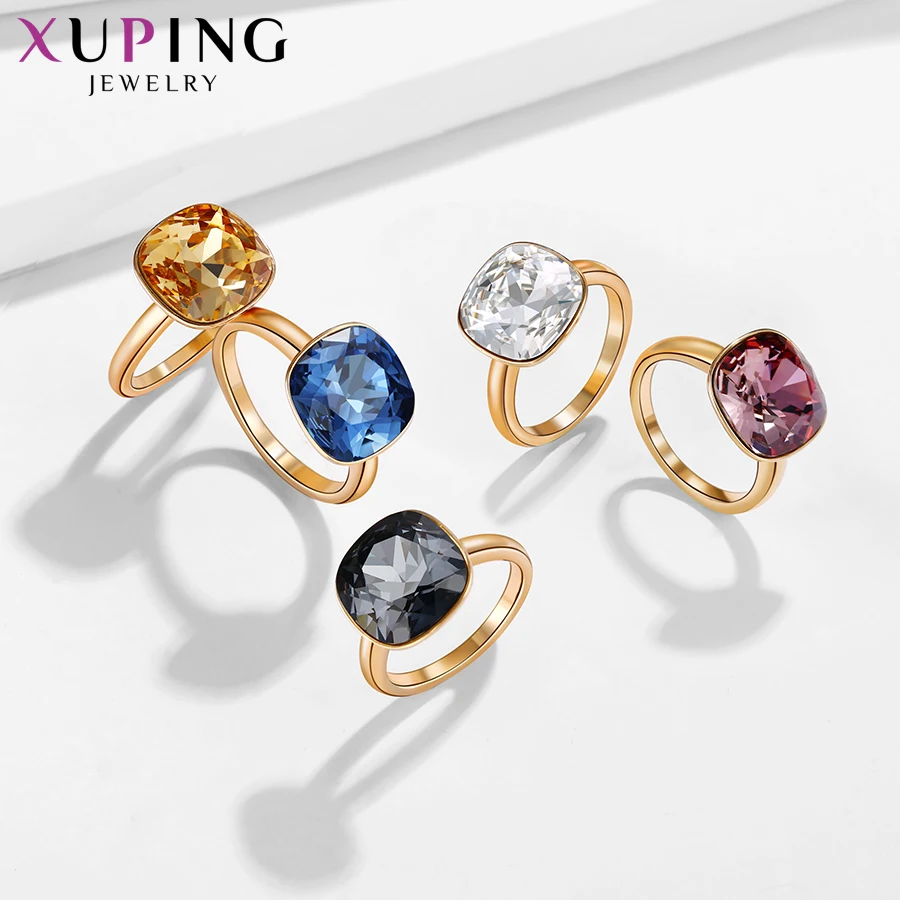 Xuping Модные Роскошные Кристаллы от Swarovski новое поступление романтическое кольцо для женщин Свадебные украшения подарки S176, 5-100