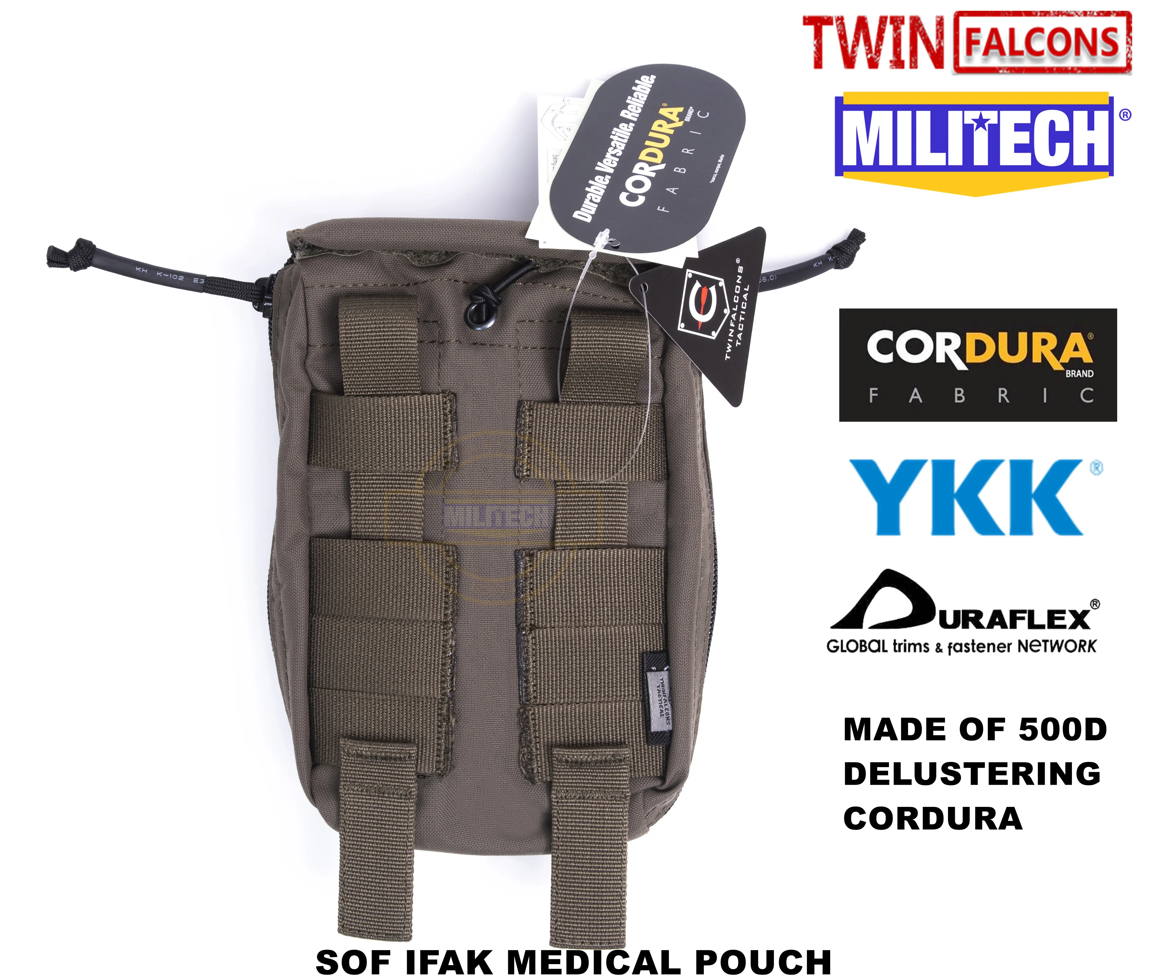 MILITECH twinfalcon TW Delustered MOLLE медицинский комплект первой помощи для травм сумка емки