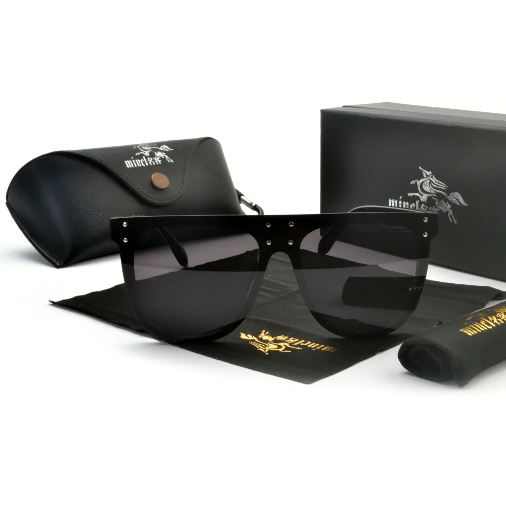 Негабаритные футуристические Солнцезащитные очки женские большие мужские