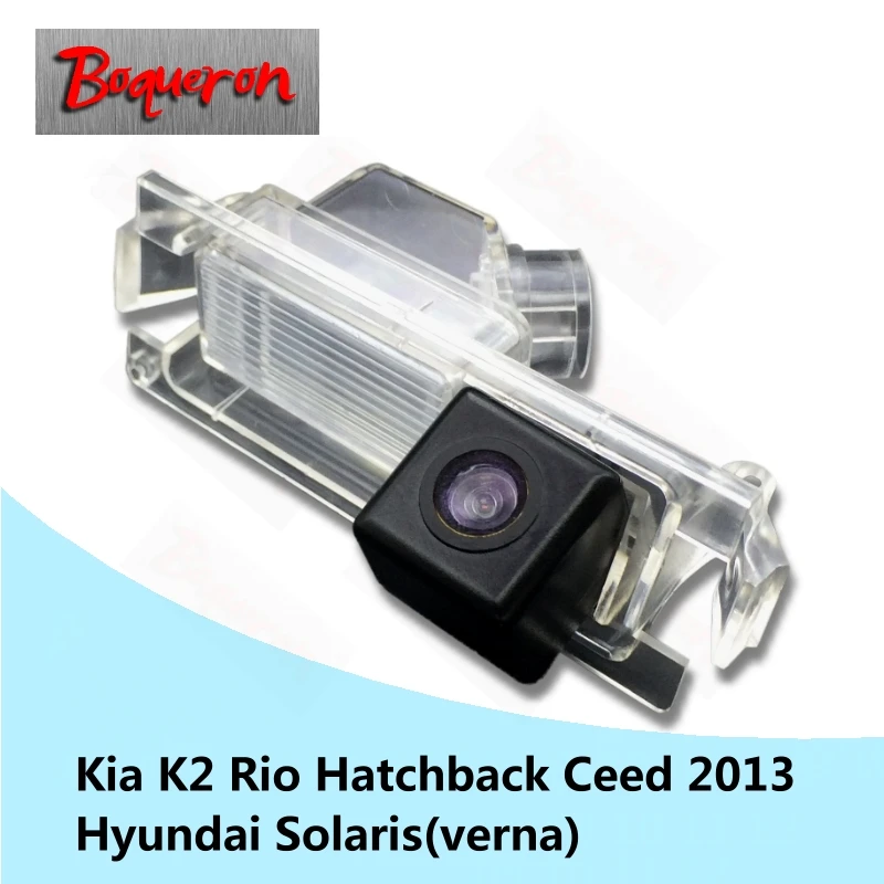 Камера заднего вида boquon для Kia K2 Rio Hatchback Ceed 2013 Hyundai Solaris verna HD CCD|rear view camera|rear camera viewcar