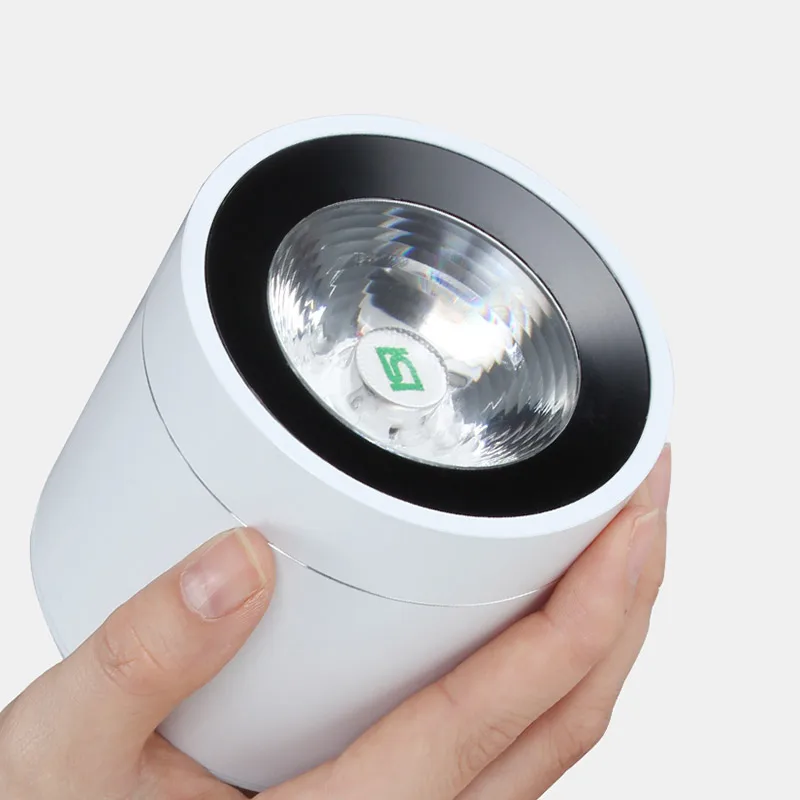 Eusolis Cob Ac85-260v 5 Вт 7 потолочные прожекторы освещение Focos Led Para Hogar Interiores Opbouw пятна |