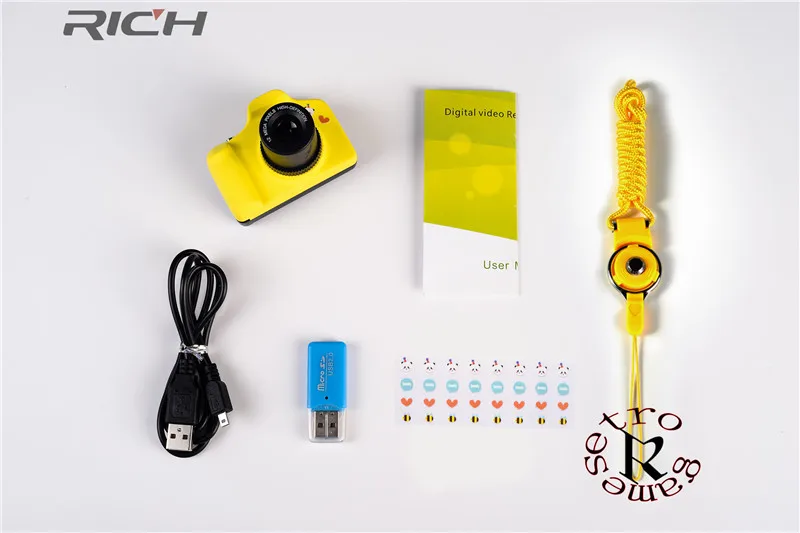 DHL 20 шт./лот богатый A11 1 5 дюймов 2MP мини цифровая камера для детей стильная