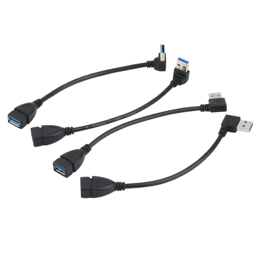Высокое качество 1 шт. USB 3 0 мужчин и женщин 90 градусов Расширение синхронизации