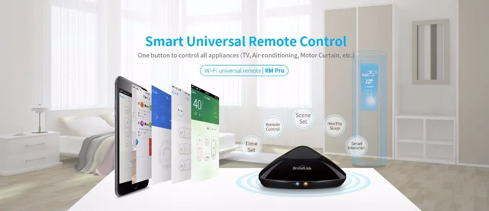 Broadlink RM3 PRO+ умный дом беспроводной пульт дистанционного управления, Wifi IR/RF Интеллектуальный для пульта дистанционного управления, Поддержка IOS/Android