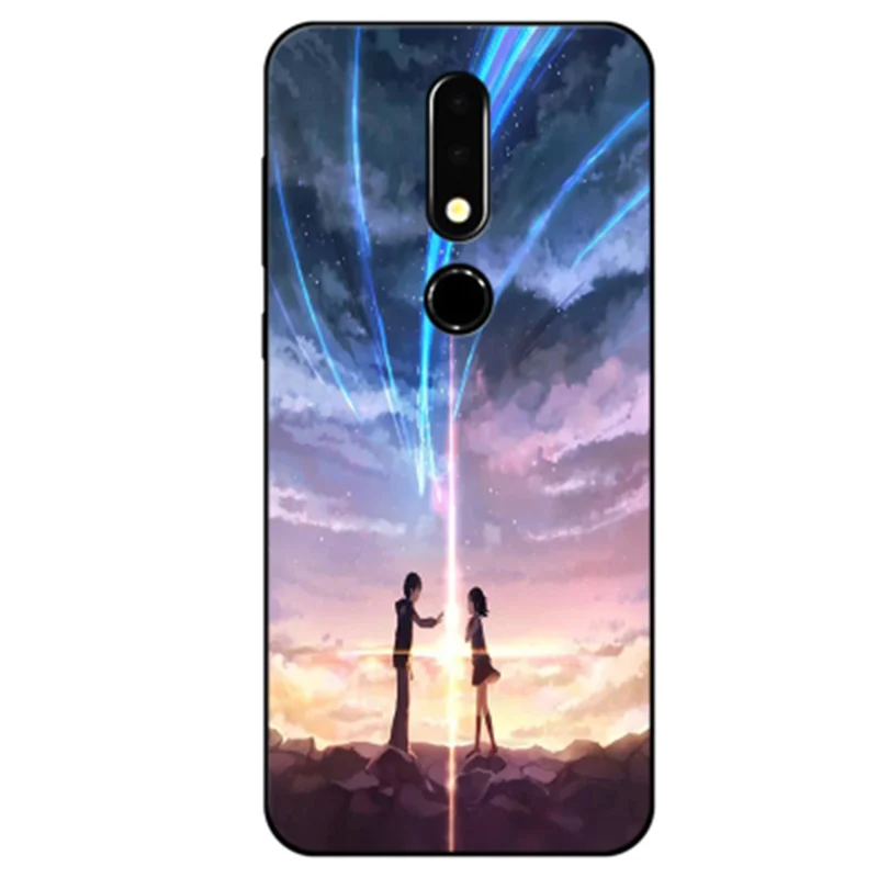 For Nokia X5 2018 Case Starry sky Soft Back Cover NokiaX5 Phone X 5 cover TA-1109 shell | Мобильные телефоны и аксессуары
