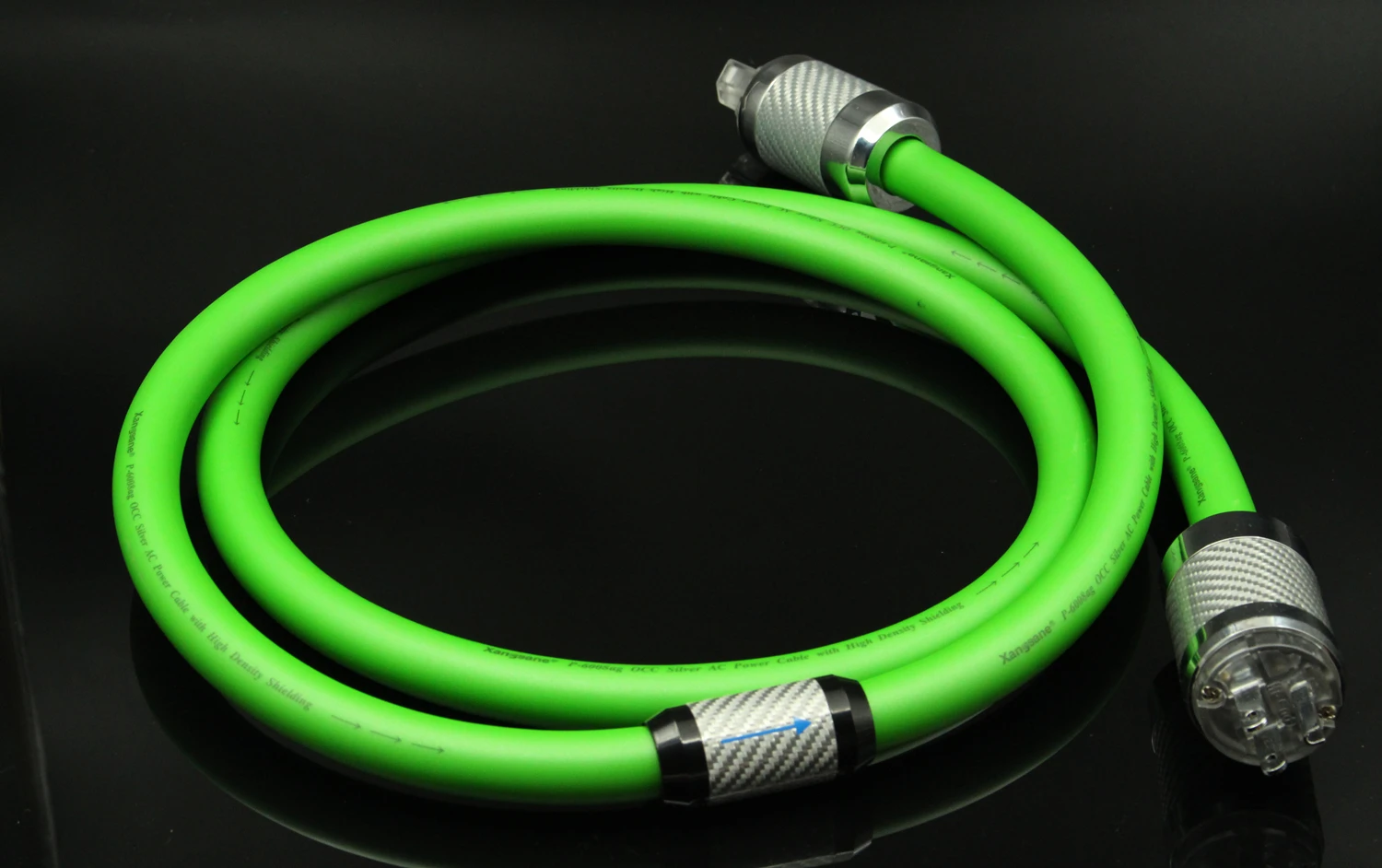 Xangsane P-6008ag Hifi динамик IEC аудио серебряный кабель питания родиевое покрытие разъем США Разъем питания 1,5 м-2 м Hi-End 250 В