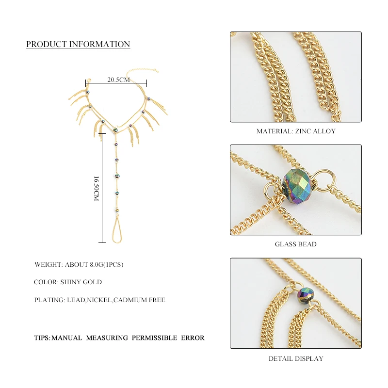 В богемном стиле каменные бусы браслеты ботильоны украшения для ног женщин Cheville