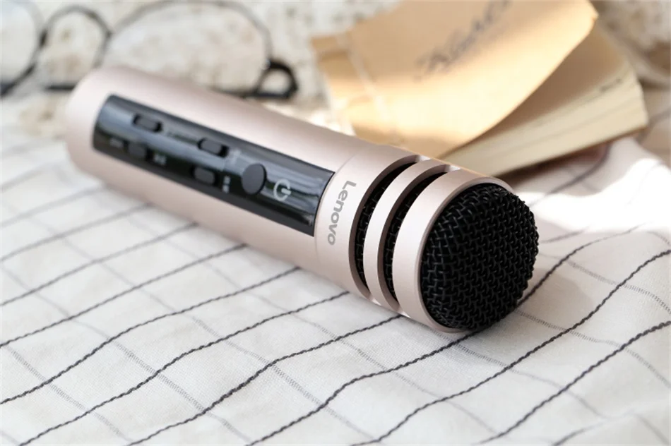 Lenovo микрофон UM10C Молодежная Версия портативный беспроводной караоке микрофон профессиональный ручной lenovo UM10C для смартфона
