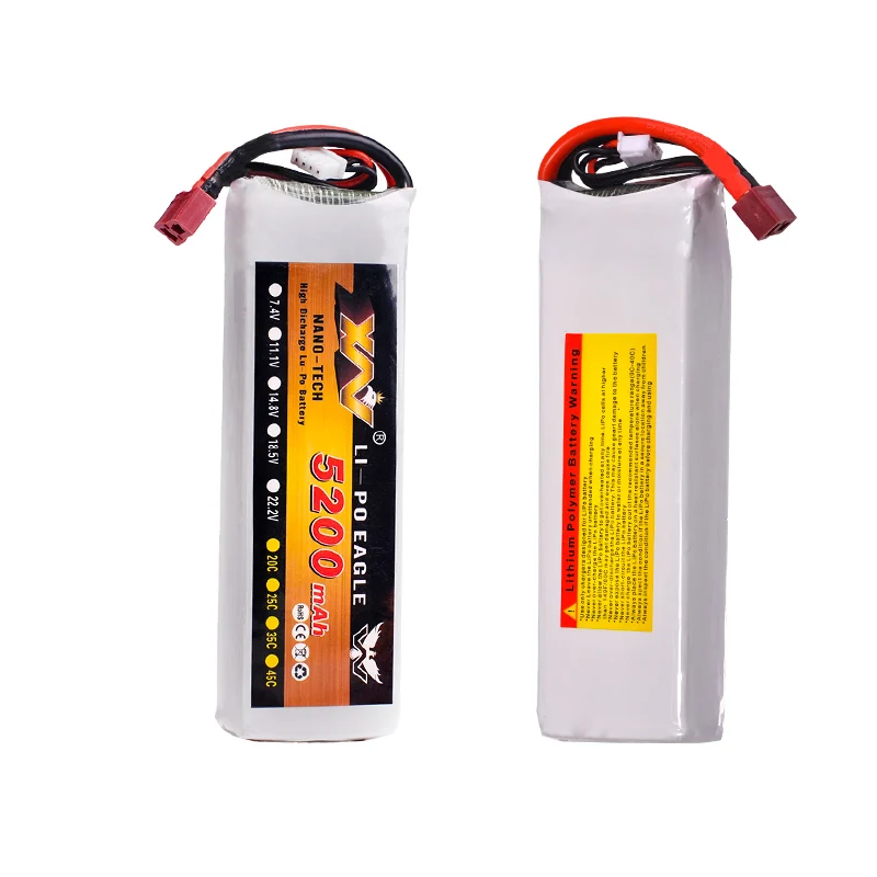 Аккумуляторная батарея XW Power 7 4 V 11 1 14 8 22 2 mAh 25C 2S 3S 4S 6S XT60 T|Детали и аксессуары| |