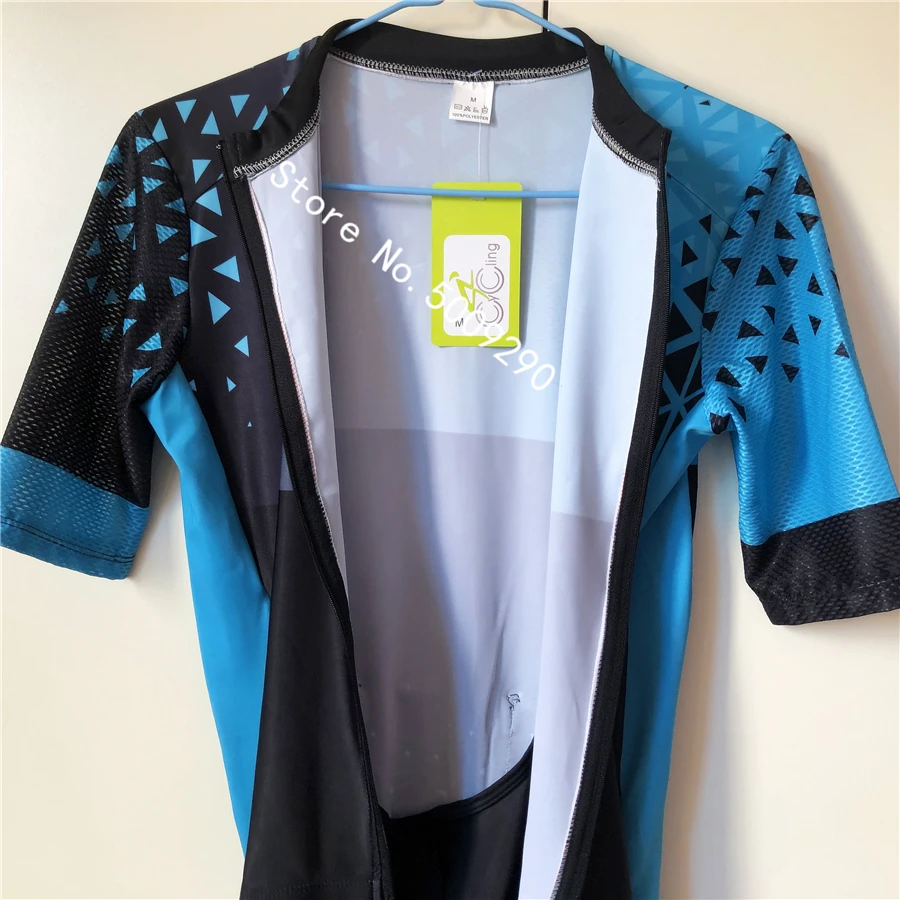 Женский зеленый велосипедный костюм для триатлона профессиональный трикостюм