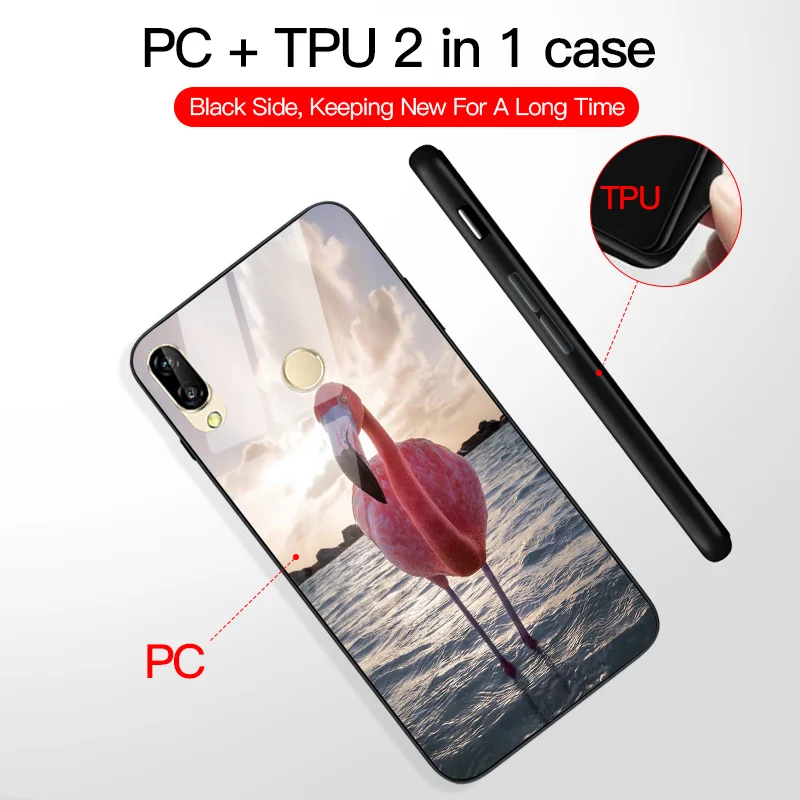 Huawei P30 Lite чехол huawei PRO P10 P20 для задней крышки твердый PC Тонкий TPU черный P9 2016 Capa