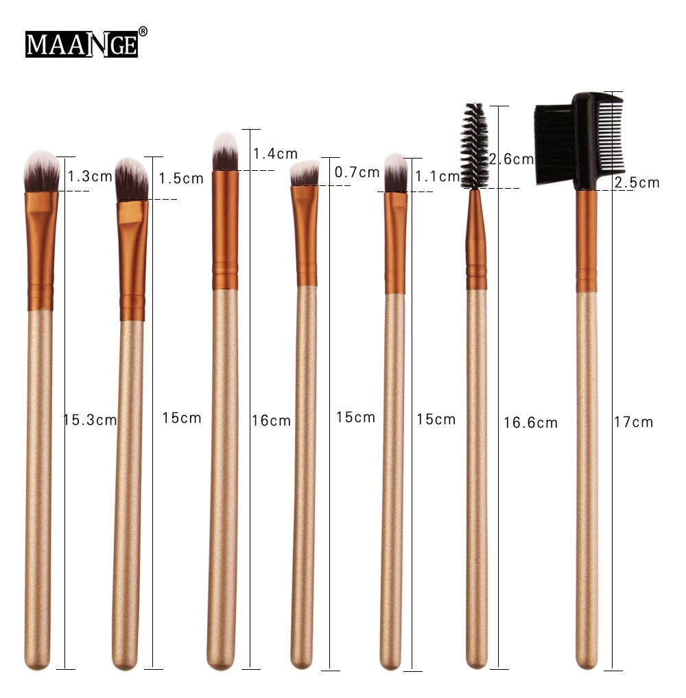 MAANGE 12 шт. набор профессиональных косметических кистей для макияжа Beatuy power Foundation Make Up brinks набор инструментов+ держатель чехол для чашек maquiagem