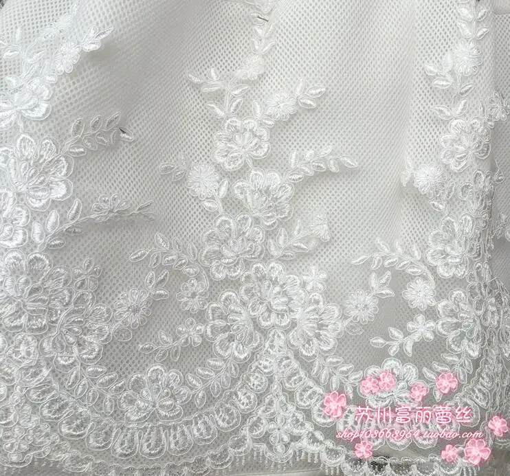 Аппликация для свадебного платья ширина 30 см 1 метр | Дом и сад