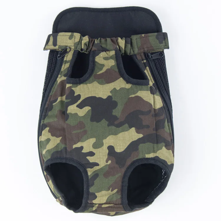 camouflage Petminru переноска пять отверстий собака рюкзак на грудь на открытом воздухе сумка для переноски собак сетка кошка переноска для собаки щенка дорожная сумка-тоут сумка - Цвет: camouflage