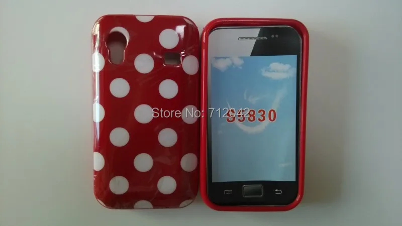 OEEKOI Лидер продаж мягкий гелевый Чехол в горошек из ТПУ для Samsung Galaxy Ace S5830