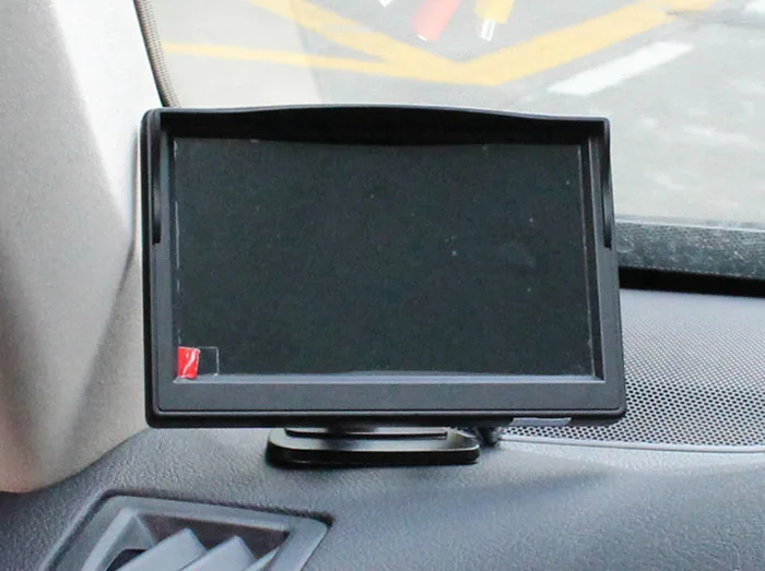 DIYKIT беспроводной 5 дюймов TFT ЖК-монитор автомобиля присоска и кронштейн+ камера заднего вида Автомобильная камера система парковки