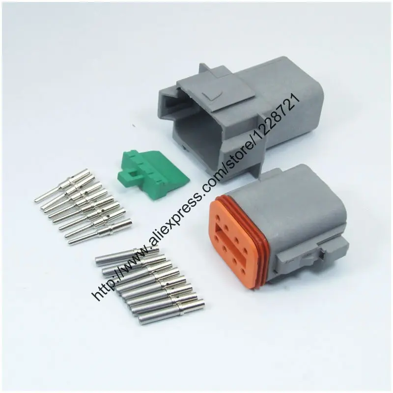 1 компл. DT06-8S 8 контактов Штекерный разъем для провода в комплекте с Wedgelocks &amp Solid