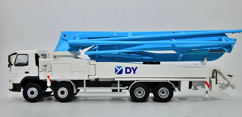 Exqusite сплав модель 1:50 Масштаб DY бетононасос Грузовик автомобилей литья под давлением игрушка модель для сбора, игры, украшения