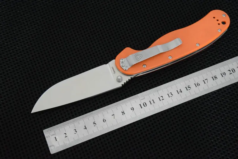 Ontario RAT 1 VOLTRON RAT 1& RAT 2 Тактический складной нож карманные ножи AUS-8 лезвие G10, походный охотничий нож для выживания Открытый EDC инструменты - Цвет: Ontario RAT 1