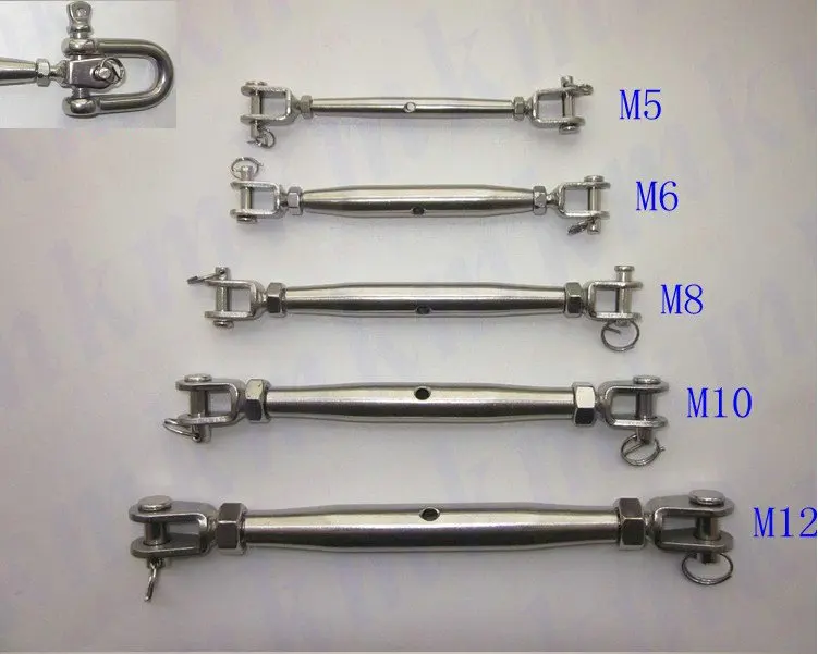 Оборудование для такелажа M8 челюсти и из нержавеющей стали 304 закрытые вертушки
