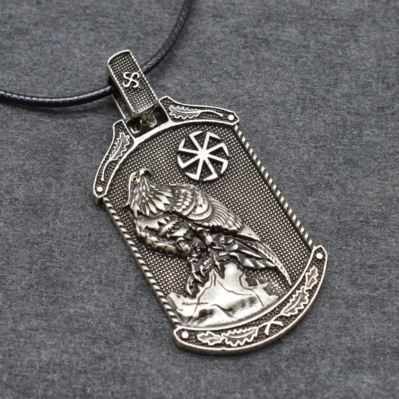 10 шт. Орел славянский амулет Цепочки и ожерелья ручной работы нежный кулон колье