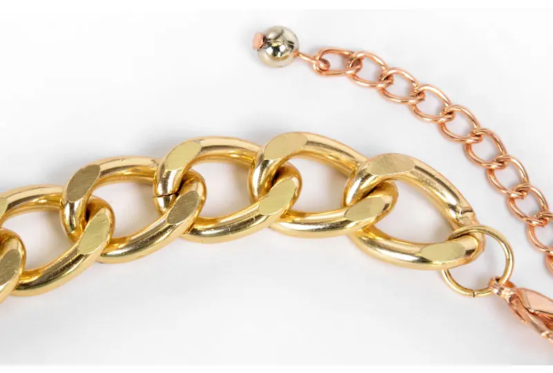 Преувеличены Хрустальный цветок колье цвет яркий материал металла с платье для