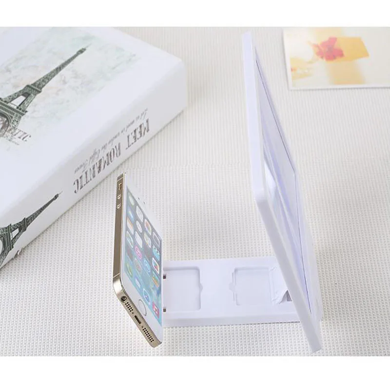 3D мобильный телефон экран с увеличительным стеклом 8 2 дюйма 3X зум усилитель