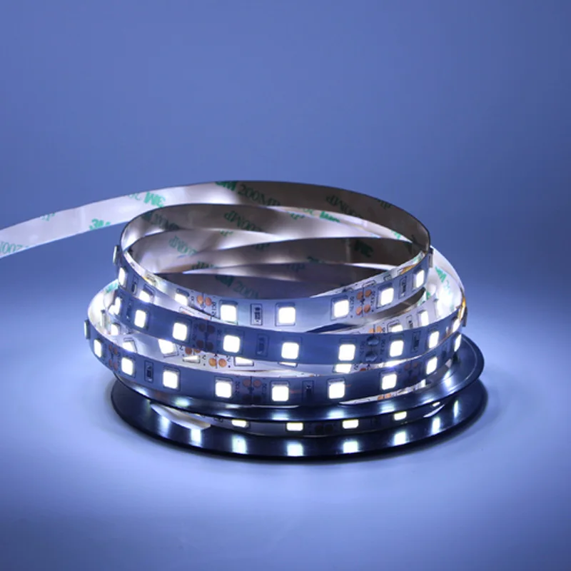 Супер яркая SMD 5054 Светодиодная лента 5 м DC12V 60 светодиодов/м 120 300 Светодиодов 600