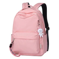 preppy women backpack for school teenagers girl stylish school bag ladies waterproof fabric backpack female bookbag mochila