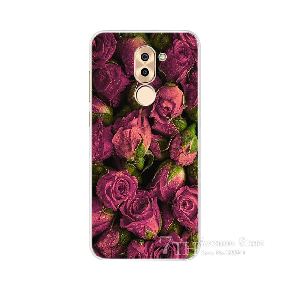 Fashion Phone Case For Huawei GR5 2017 Back Cover Silicone Soft TPU Mate 9 Lite Coque Honor 6X Funda | Мобильные телефоны и