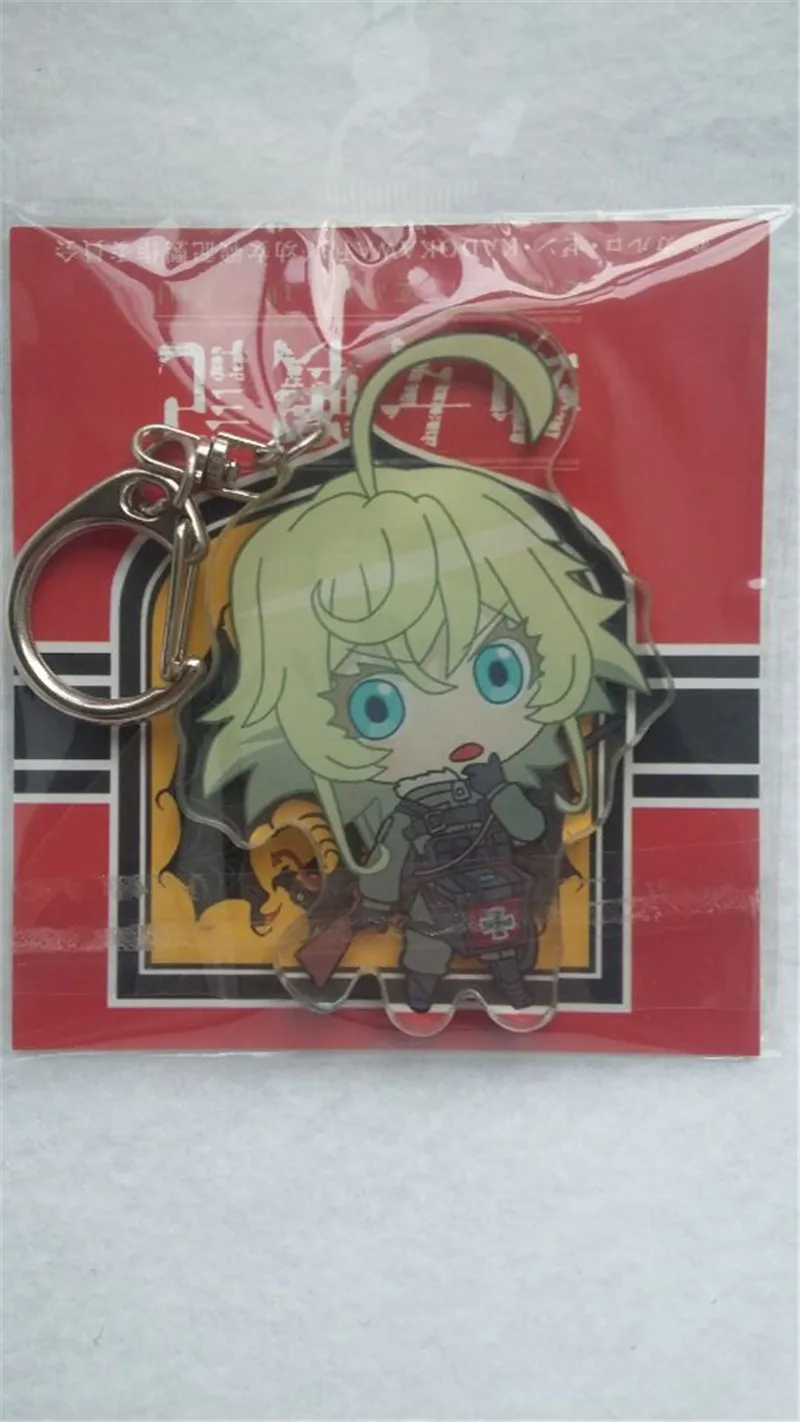 Аниме мультфильм Youjo Senki Tanya von Degurechaff брелок подарок Хэллоуин Косплей игрушка брелок кулон Рождественский подарок