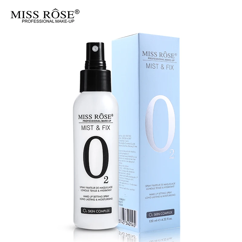 120 мл MISS ROSE бренд макияж набор основа для лица отделка Установка туман и фиксация спрей фиксированный макияж распыление увлажняющая косметика