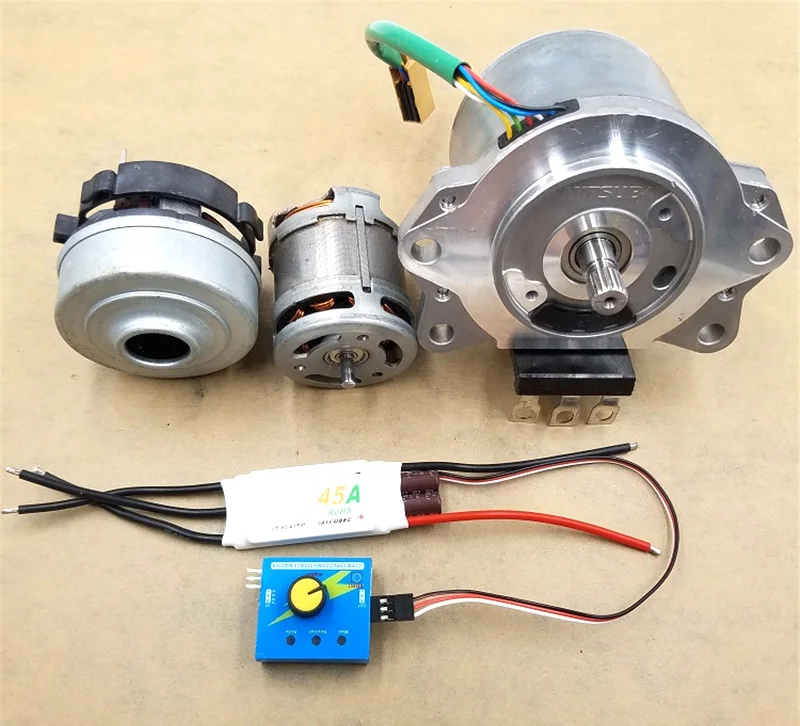 40A 7-24V 800W высокомощный трехфазный бесщеточный двигатель постоянного тока безполярный драйвер регулятора скорости