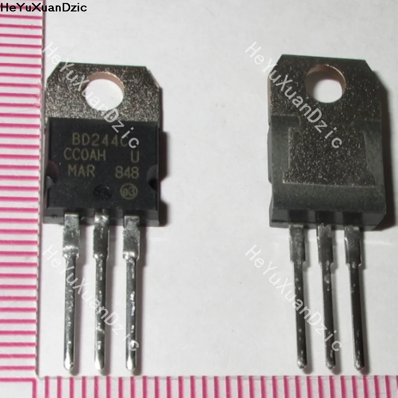 10Pcs/ lot BD244C BD244 TO-220 100V 6A 65W PNP Power Transistor New Original Product | Relays