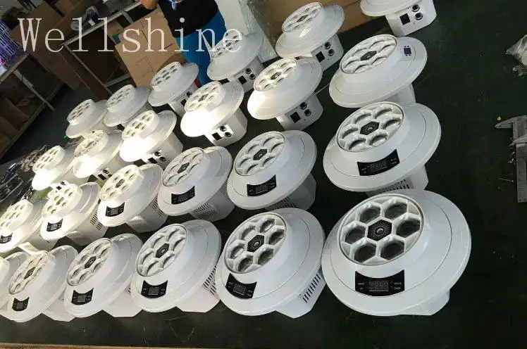 Бесплатная доставка Горячая продажа 6x10 Вт RGBW led + 1x50 мВт зеленый лазер для сцены
