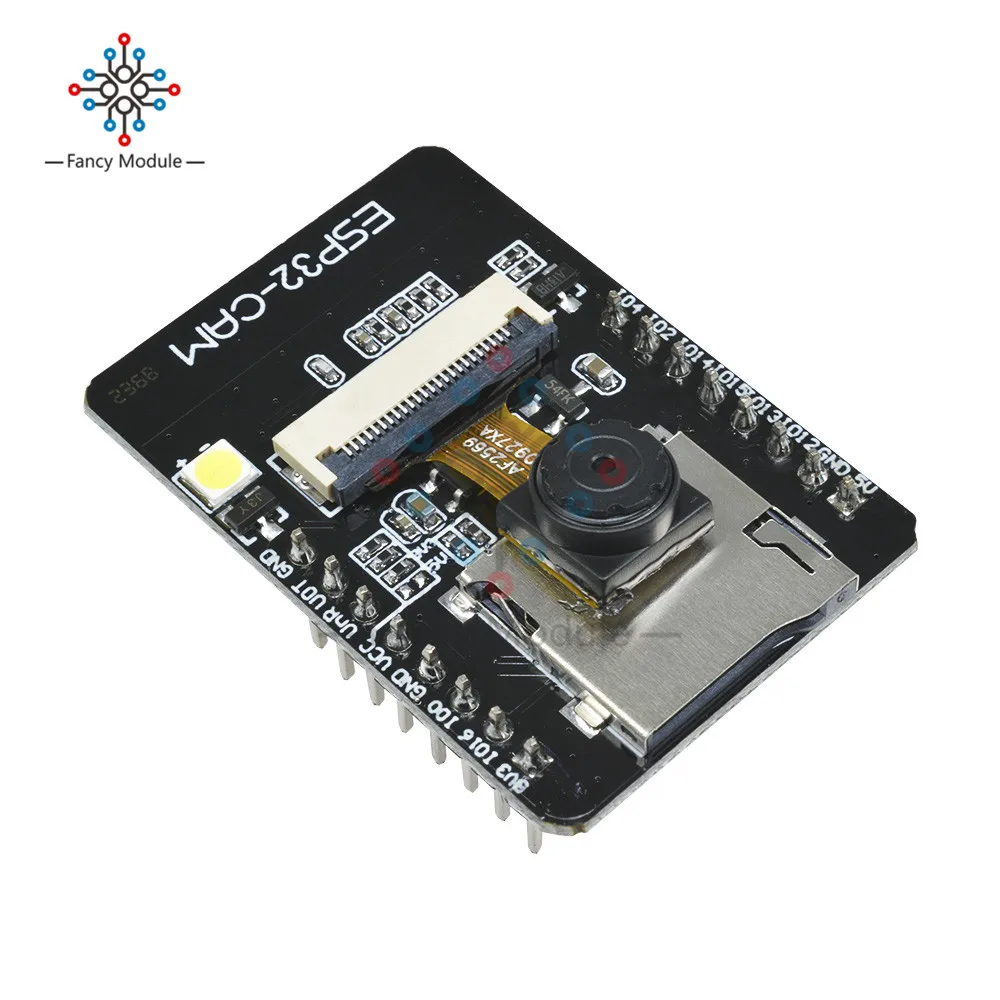 

Макетная плата ESP32-CAM WiFi модуль ESP32 для последовательного подключения к Wi-Fi ESP32 CAM 5 в Bluetooth с модулем камеры OV2640