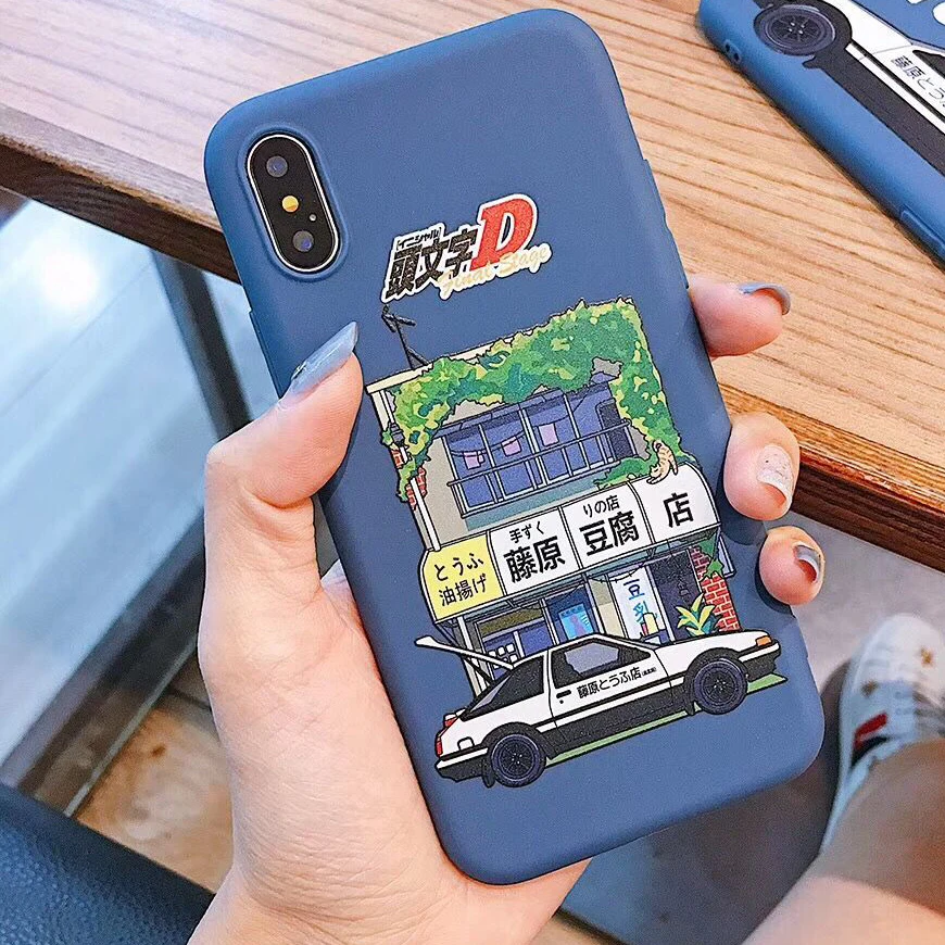 2 D супер автомобиль AE86 чехол для телефона iPhone 6 6s 7 8 Plus 11 Pro X XS Max XR Мягкий Силиконовый ТПУ анимационный чехол - Цвет: 2