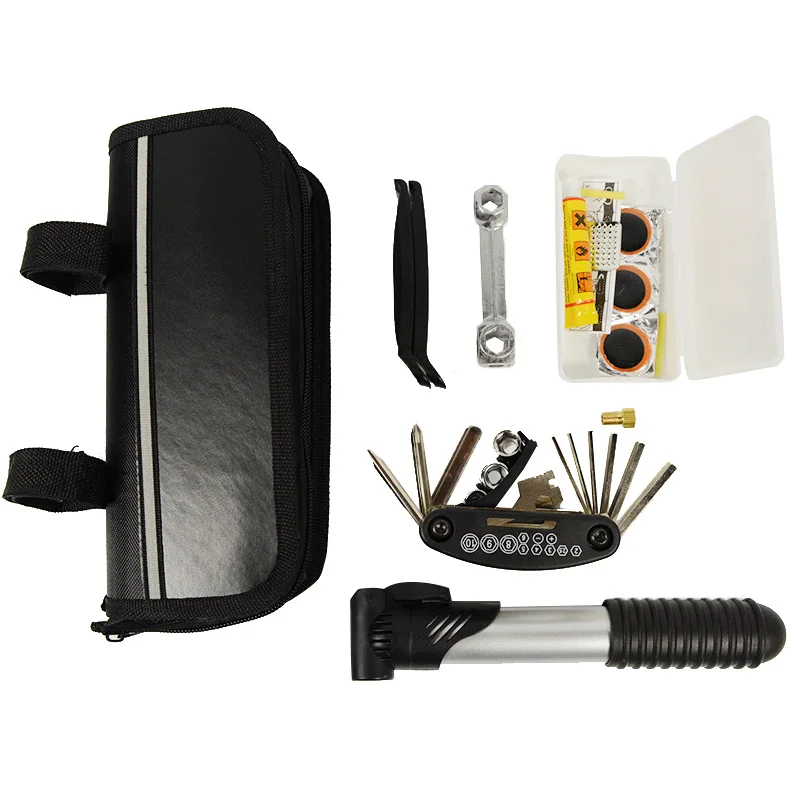 tools bag Электрический скутер велосипед наборы инструментов для ремонта для Xiaomi Mijia M365 Qicycle EF1 Ninebot мини насос отвертка инструмент гаечный ключ с сумкой - Цвет: tools bag