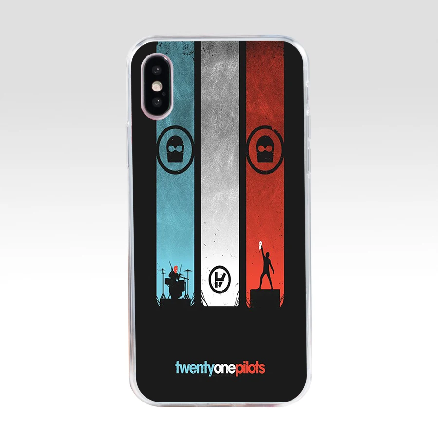 Силиконовый чехол для телефона Twenty One Pilots 21 iPhone 7 8 Plus XS MAX XR X 6 6S 5 SE Coque