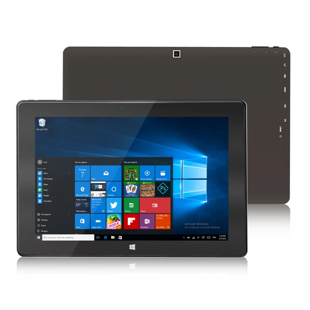 YUNTAB 10.1 Windows 10 система Ultra Slim Tablet PC-2GB RAM-32 ГБ Хранения-Двойная Камера-Bluetooth с inch