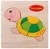Ранняя развивающая игрушка для детей 3D Пазлы деревянные игрушки для детей мальчиков и девочек мультфильм Животные дорожные Пазлы интеллект - Цвет: Фиолетовый