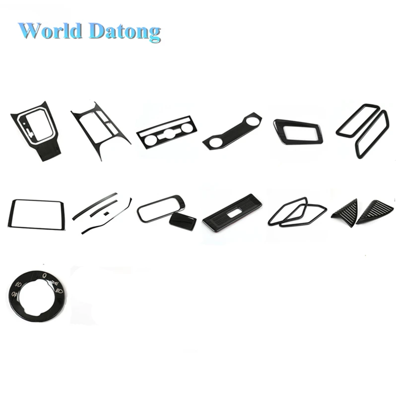 Аксессуары для интерьера черный Титан Нержавеющая сталь Накладка Volkswagen VW T Roc LHD