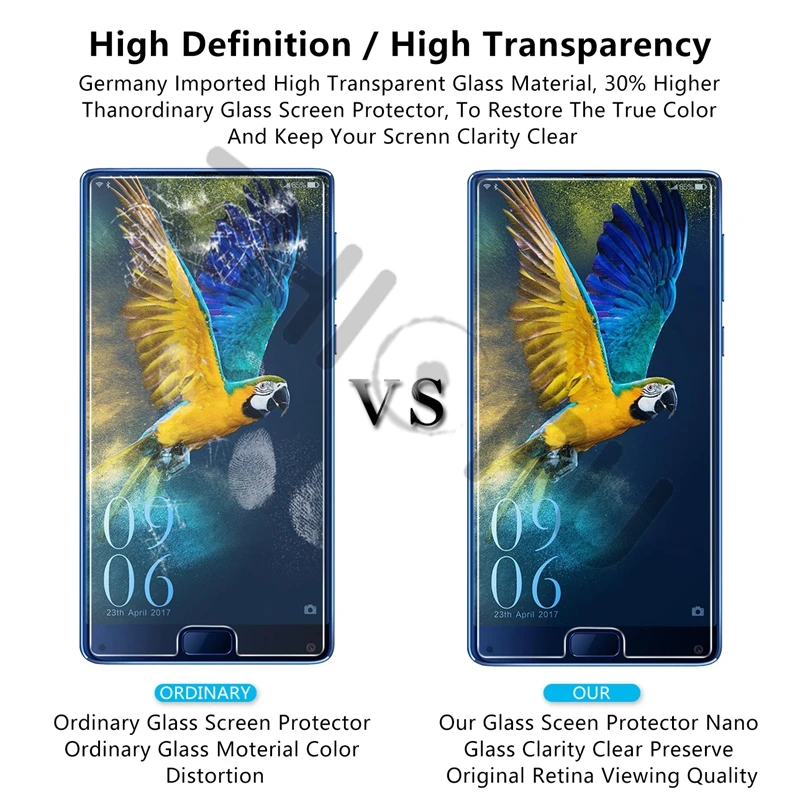 2 шт./лот 2.5D 0 26 мм 9H Премиум Закаленное стекло для Elephone S8 6 дюймов Защитная пленка