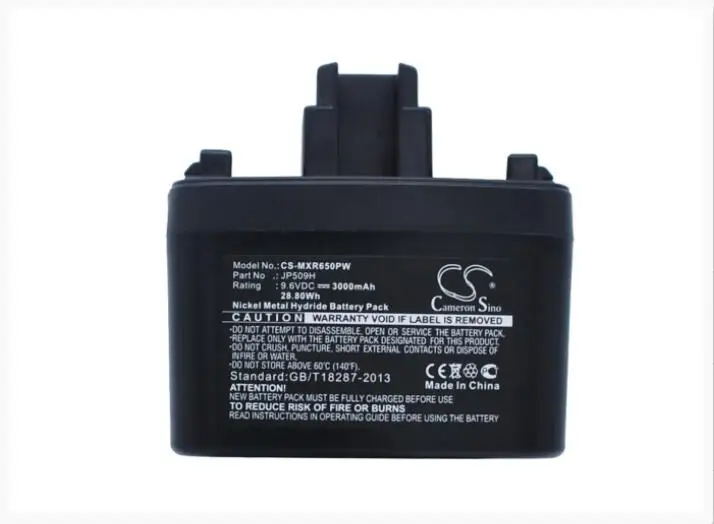 

cameron sino 3000mah battery for MAX REBAR RB650 RB650A RB655 JP509H Power Tools Battery